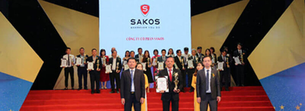 Sakos đạt Top 10 thương hiệu, nhãn hiệu danh tiếng Việt Nam 2020