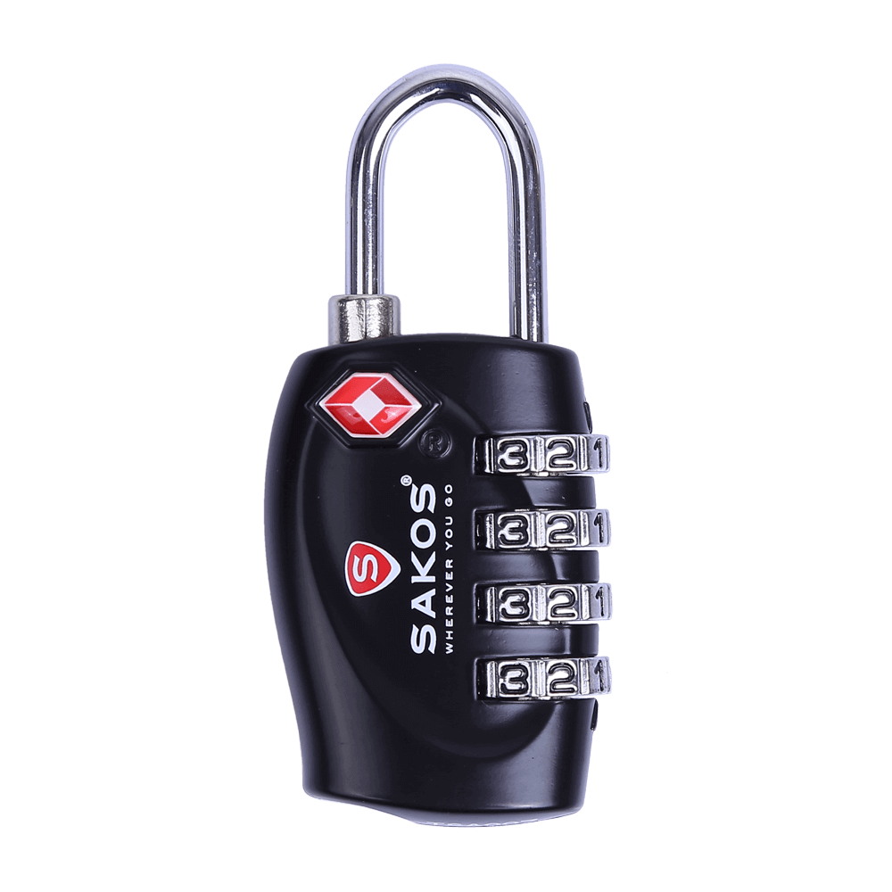 Khóa số TSA Sakos 008 đen Khóa số TSA Sakos 008 đen